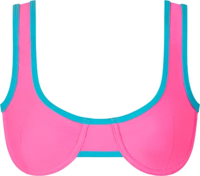 Produktbild von Moda Minx Bikinioberteil mit modernem Kontrast-Design Candy Pink L