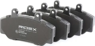 Produktbild von RIDEX 402B0665 Bremsbeläge Satz Vorne für VOLVO 940 Kombi (945) 740 Kombi (745) 740 (744) 940 (944) 760 (704, 764)