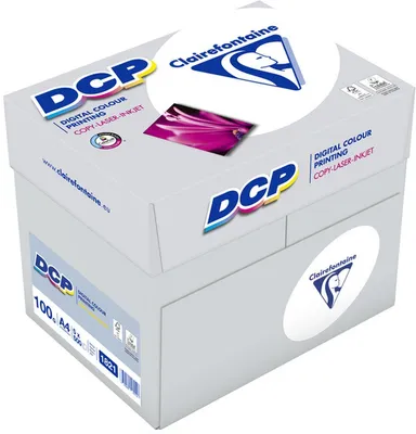 Produktbild von Clairefontaine - Laserpapier Clairefontaine DCP A4 100gr Weiß | Pak ein 500 Blatt | 5 Stücke