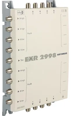 Produktbild von Kathrein EXR 2998, BNC, Metall, Metallisch, 900 g, 172 x 228 x 44 mm, 180 mm