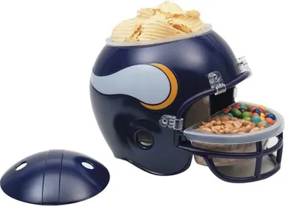 Produktbild von NFL Football Snack Helm der Minnesota Vikings  für jede Footballparty