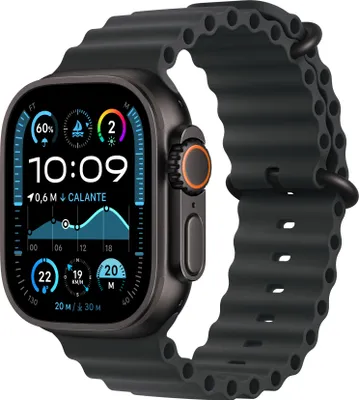 Produktbild von Apple Watch Ultra 2 (2024) Titanový černý náramek Ocean Black