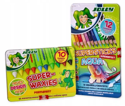 Produktbild von Jolly Wachsmalstifte & Aquarellstifte Kinder Zeichenset