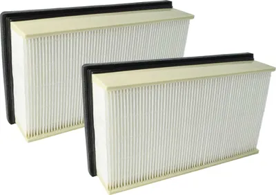 Produktbild von vhbw 2x Flachfaltenfilter H14 kompatibel mit Dewalt D27902, D27901 Nass-/Trockensauger Staubsauger