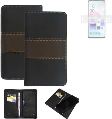 Produktbild von K-S-Trade Hülle Handyhülle kompatibel mit ZTE Axon 30 Ultimate Edition Schutzhülle Walletcase Bookstyle Tasche Schutz Case Handytasche Wallet Cover