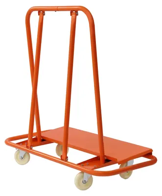 Produktbild von Trockenbauwagen, 1360 kg Tragfähigkeit, langlebige Q235 Stahlkonstruktion, Orange