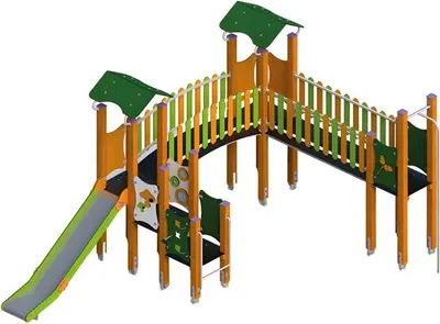 Productafbeelding van Speelzone, klimpark, speeltoestel, glijbaan, buitenspeelplaats, speelgebied