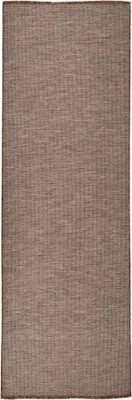 Produktbild von Outdoor-Teppich Flachgewebe 80x250 cm Braun