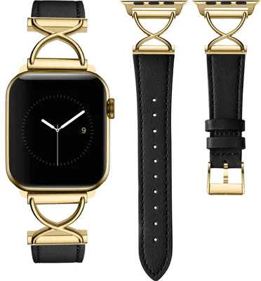 Zdjęcie produktu dla Solidchoice - Skórzany pasek do Apple Watch 38mm, 40mm, 41mm, 42mm, 44mm, 45mm, 49mm