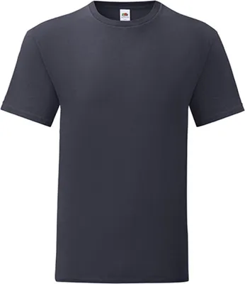 Produktbild von Fruit of the Loom 61-430-0 | Herren Iconic T, 100% gekämmte, ringgesponnene Baumwolle - Farbe: Deep Navy - Größe: 3XL