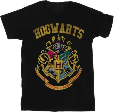 Produktbild von Harry Potter - "Hogwarts" T-Shirt für Damen BI27415 (S) (Schwarz)
