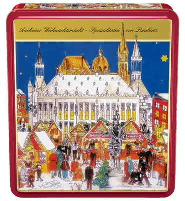 Produktbild von Lambertz Lebkuchenmischung Dose "Weihnachtsmarkt" 2019 500g