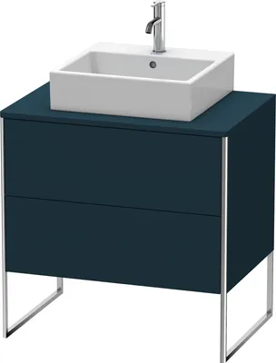 Produktbild von Waschtischunterbau XSQUARE 778x800x548mm nachtblau seidenmatt 778 x 800 x 548 mm nachtblau seidenmatt