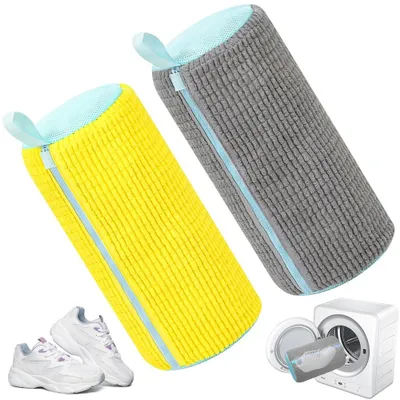 Schuhwaschbeutel 2-in-1, wiederverwendbar, für Turnschuhe, 360° Reinigung