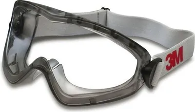 Productafbeelding van 3M veiligheidsbril 2890, helder, met nylon hoofdband en polycarbonaatlens - 2890