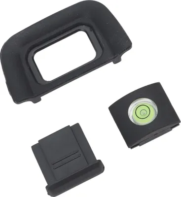Obrázek produktu pro Náhradní oční kryt fotoaparátu s krytkou patice blesku a libelou pro D5200 D5100 D3100 D3000, lepší ochrana očí, snadná instalace