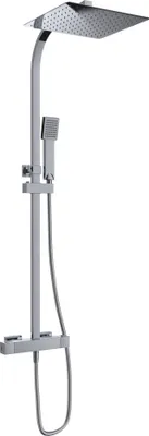 Produktbild von SANYCCES CUBO Rain Duschsystem mit Thermostat 30 cm eckig, chrom
