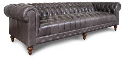 Produktbild von XXL Big Sofa Couch Chesterfield 240cm Polster Sofas 4 Sitzer Leder Textil  #273