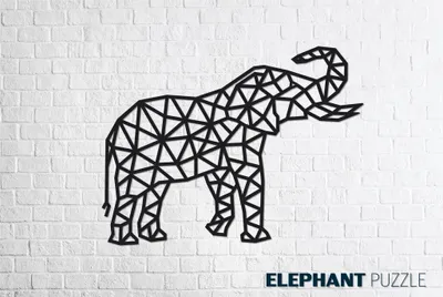 Image de Puzzle 3D en Bois Éléphant Art en Bois Éco