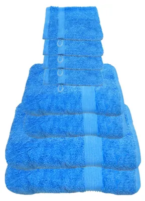 Produktbild von Julie Julsen Handtuch Set Himmelblau,Set:8 tlg. 2 Bade- 2 Handtücher 4 Waschhandschuhe
