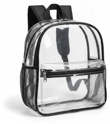 Produktbild von Dripio – Transparenter Rucksack – Stadiontauglich – Wasserdicht, KI-generiertes Bild