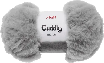 Produktbild von Wolle "Cuddly", 100 g Hellgrau