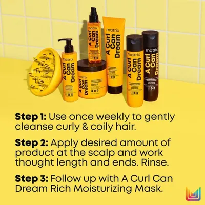 Produktbild von Matrix – A Curl Can Dream Shampoo – Für Locken und krauses Haar – 300 ml