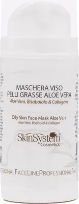 Image de SkinSystem Oily Skin Face Mask Aloe Vera 100ml - masque visage peau grasse