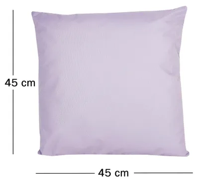 Produktbild von JACK 1x 45x45cm Outdoor Lounge Kissen Dekokissen inkl. Füllung Wasserabweisend Sitzkissen Garten Stuhl Lotus Effekt, Farbe:Flieder