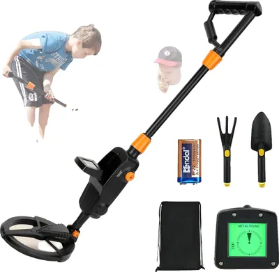 Obrázek produktu pro Detektor kovů, lehká konstrukce, vodotěsný, LCD displej, vysoce přesná detekce, napájení z baterie