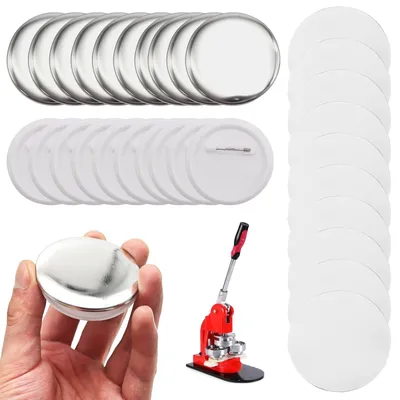 Immagine prodotto di 100 pezzi 58 mm Pulsanti Badge vuoti per DIY