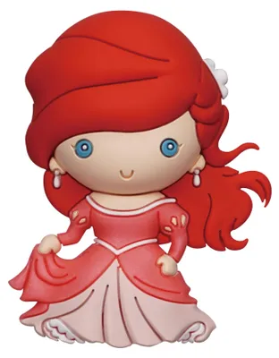Produktbild von Monogram Arielle, Die Meerjungfrau Ariel Metallic 3d-magnet Rot Rot One Size