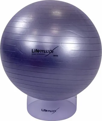 Produktbild von Lifemaxx Gymball Anti-Burst Fitnessball 75 cm Silber