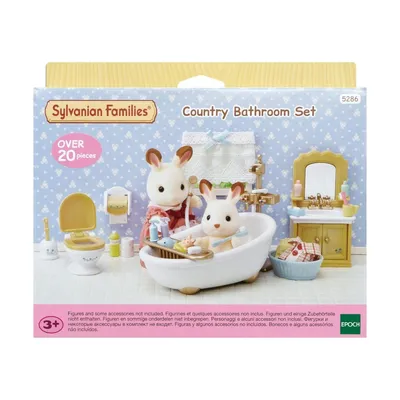 Obrázek produktu pro Sylvanian Families Koupelnová souprava ve venkovském stylu s vanou a toaletním stolkem 5286 p6