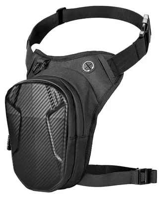 Produktbild von Beintasche Motorrad Wasserdichte Hartschale Schwarz Herren Damen Verstellbar
