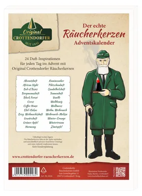Image de Calendrier de l'Avent avec bougies parfumées, format A4