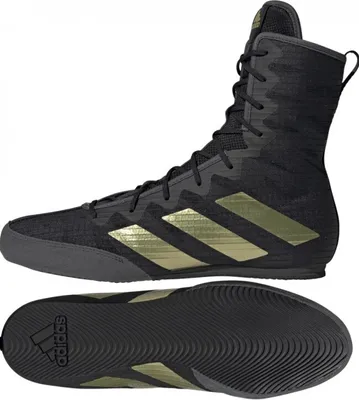 Produktbild von adidas BOX HOG 4 black/gold 5,5 = 38 2/3