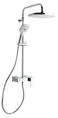 Image de SAT système de douche carré avec mitigeur monocommande SATSSPHP