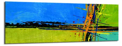 Produktbild von Visario Leinwandbild  120x40 cm – Bild Wandbild Kunstdruck, aufhängfertig, Echtholzrahmen, Zackenaufhänger, Art. 5742
