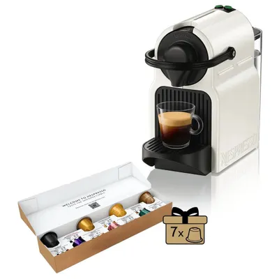 Immagine prodotto di Krups Inissia XN1001 - Caffettiera a tampone - 0,7 l - Capsula caffè - 1260 W - Bianco