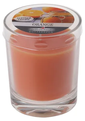 Produktbild von Duftkerze im Glas Orange 79/65 mm, ca. 26 h