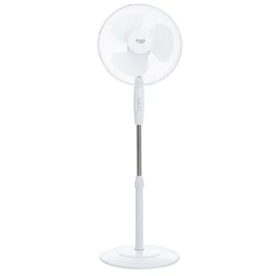 Produktbild von Adler AD 7323w, Haushalts-Lamellenlüfter, Weiß, Flur, Polypropylen (PP), 53,6 dB, 40 cm