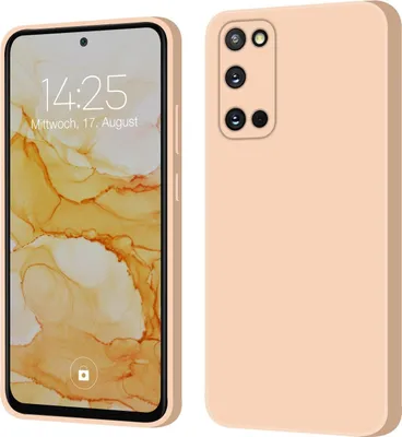Produktbild von Hülle für Samsung Galaxy S20 Case Cover Bumper Silikon Softgrip Schutzhülle Farbe: Rosa