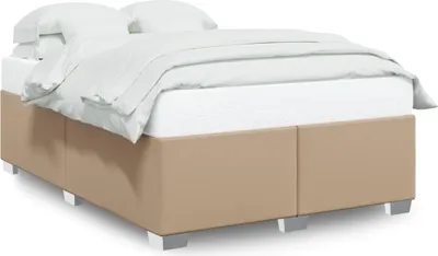 Immagine prodotto di vidaXL Struttura letto cappuccino-marrone 140x190 cm in Pelle finta