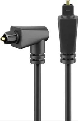 Produktbild von Goobay 41595, Toslink, Männlich, Toslink, Männlich, 2 m, Schwarz