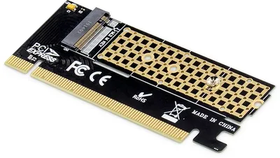 Produktbild von DIGITUS M.2 NVMe SSD PCI Express 3.0 (x16) Add-On Karte