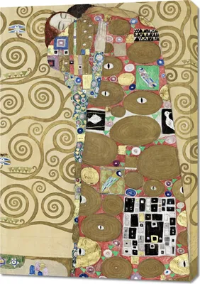 Immagine prodotto di Quadro 70x100 cm Fulfillment, Gustav Klimt Vintage per il salotto