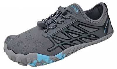 Produktbild von Rock Spring Barfußschuh sportlicher Schnürer Blau in Gr. 43