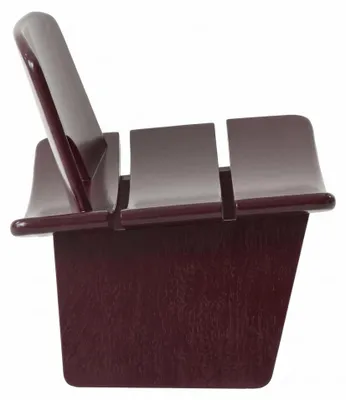 Immagine prodotto di Poltrona dal design moderno, in legno color marrone scuro, dallo stile scandinavo, elegante e senza tempo
