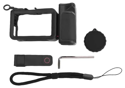 Produktbild von Schutzrahmen passend für OSMO ACTION 6 Kamera-Erweiterungskäfig und Griff-Blitzschuhhalterung Fülllicht Mikrofon Stativ Selfie-Stick-Anschluss
